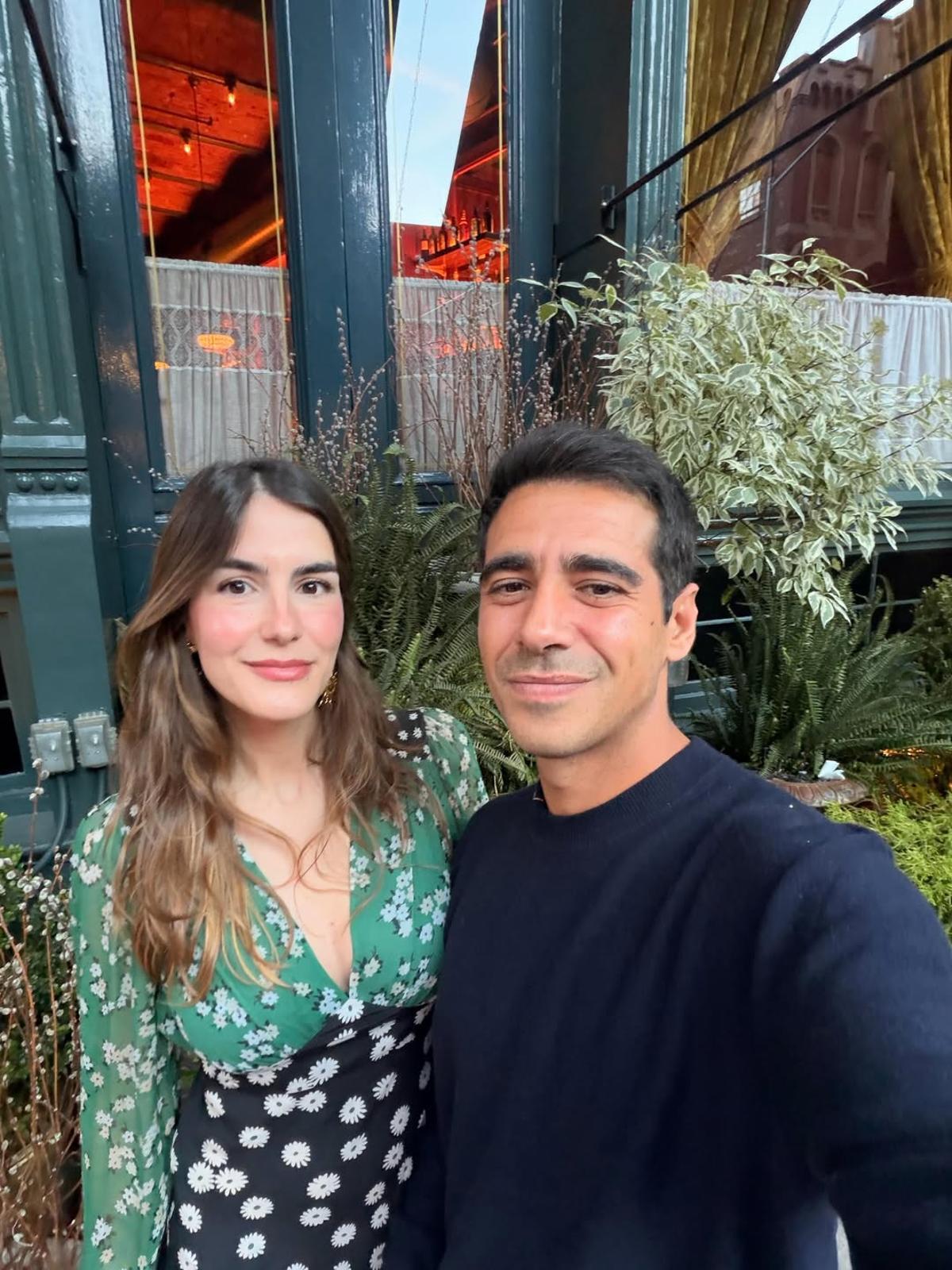 Blanca Llandres et Carlos Herrera à New York pour le mariage de Rocío Crusset