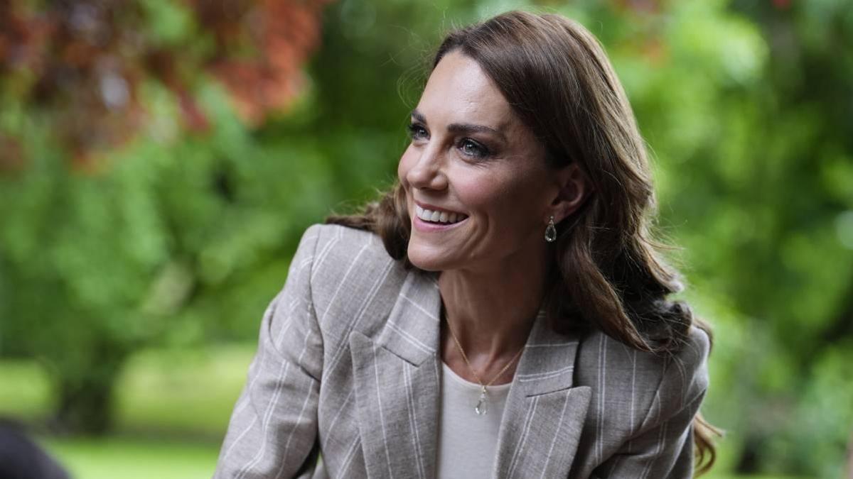 La princesa Kate Middleton durante su segundo día en Italia