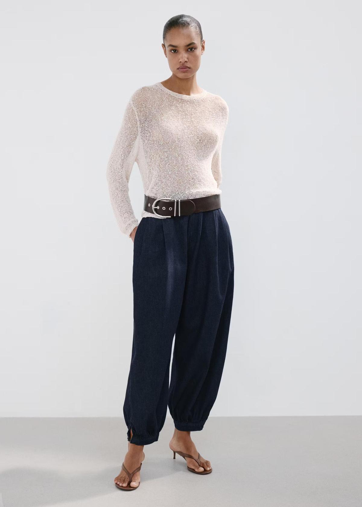 Pantalon ample
