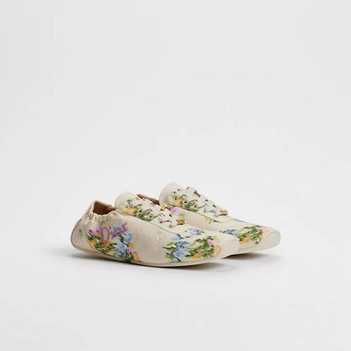 Baskets 'Dior Cœur' à imprimé fleuri
