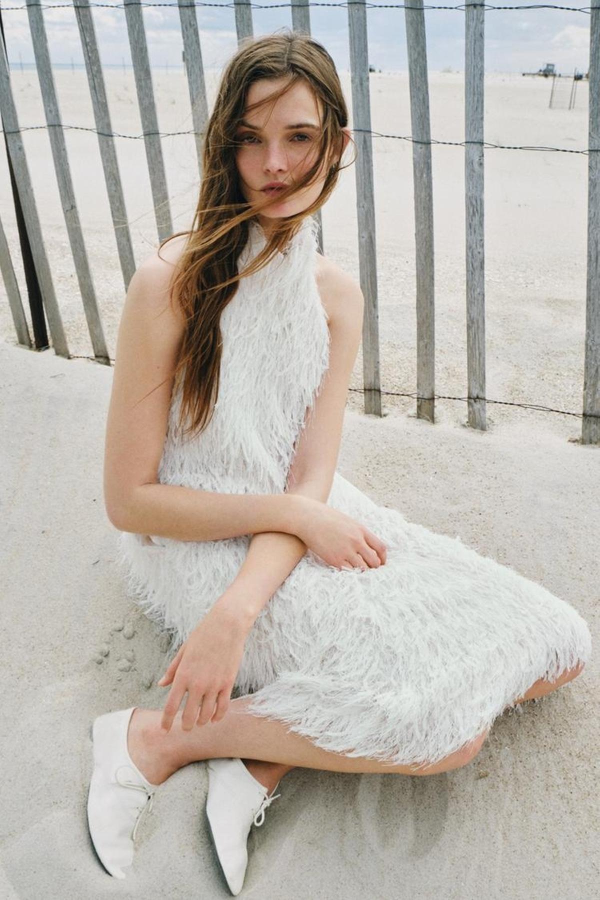 Robe dos nu blanche