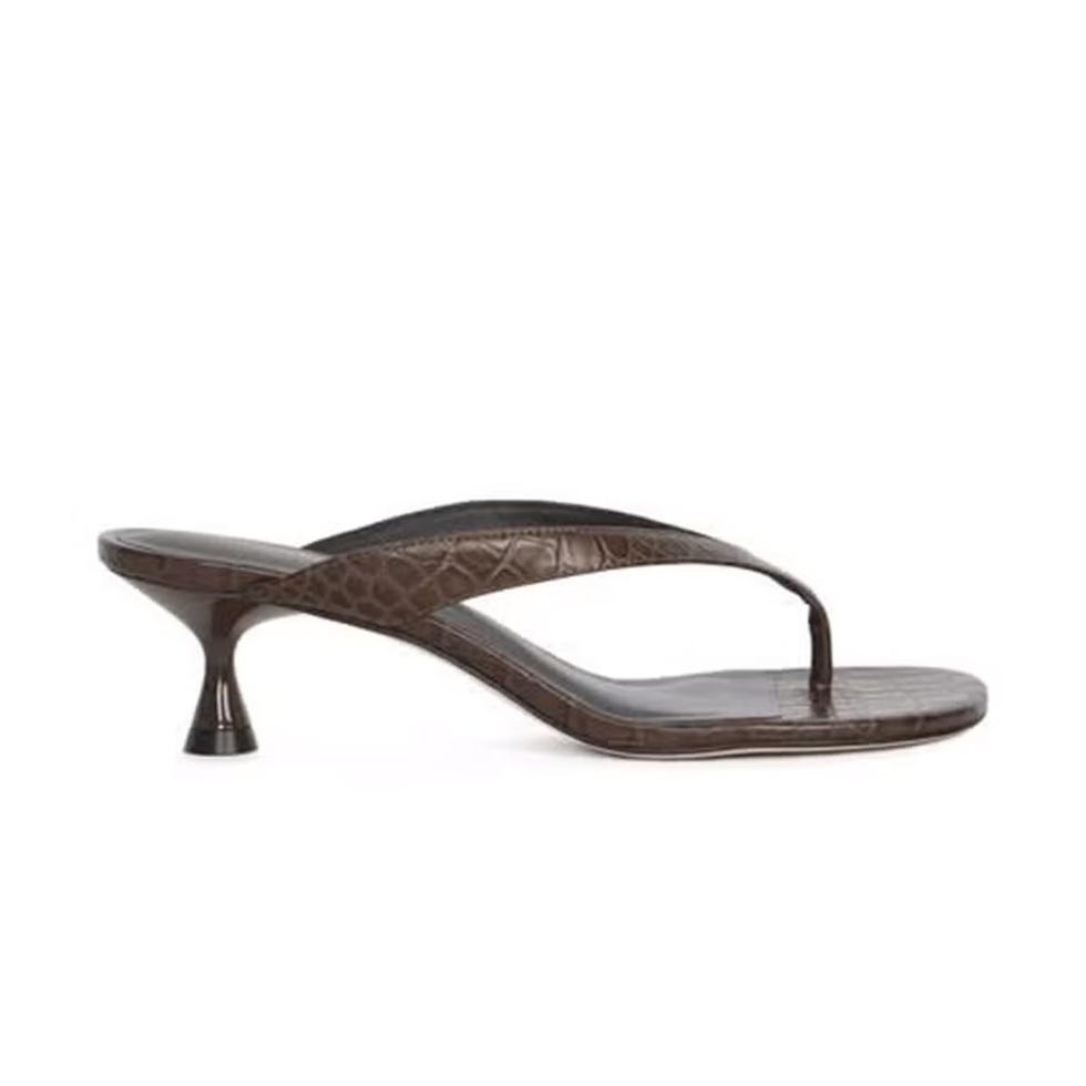 Tongs Sophie à petit talon