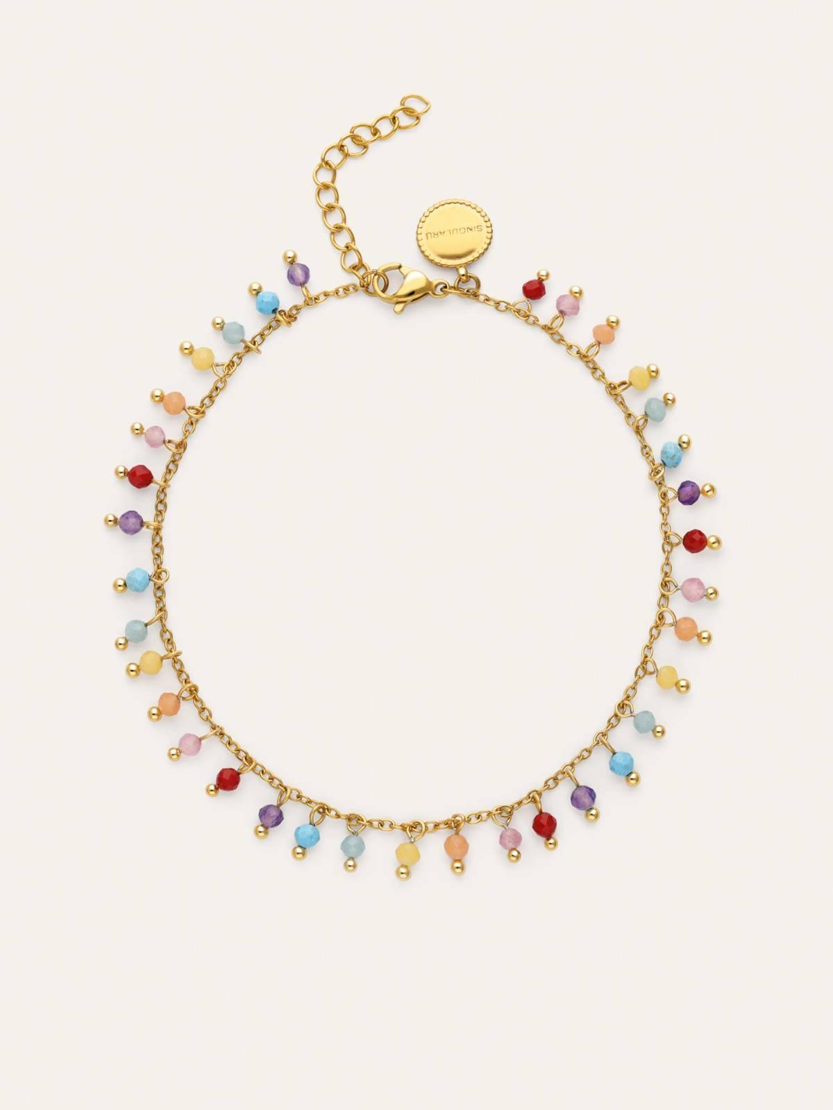 Bracelet de cheville coloré, par Singularu