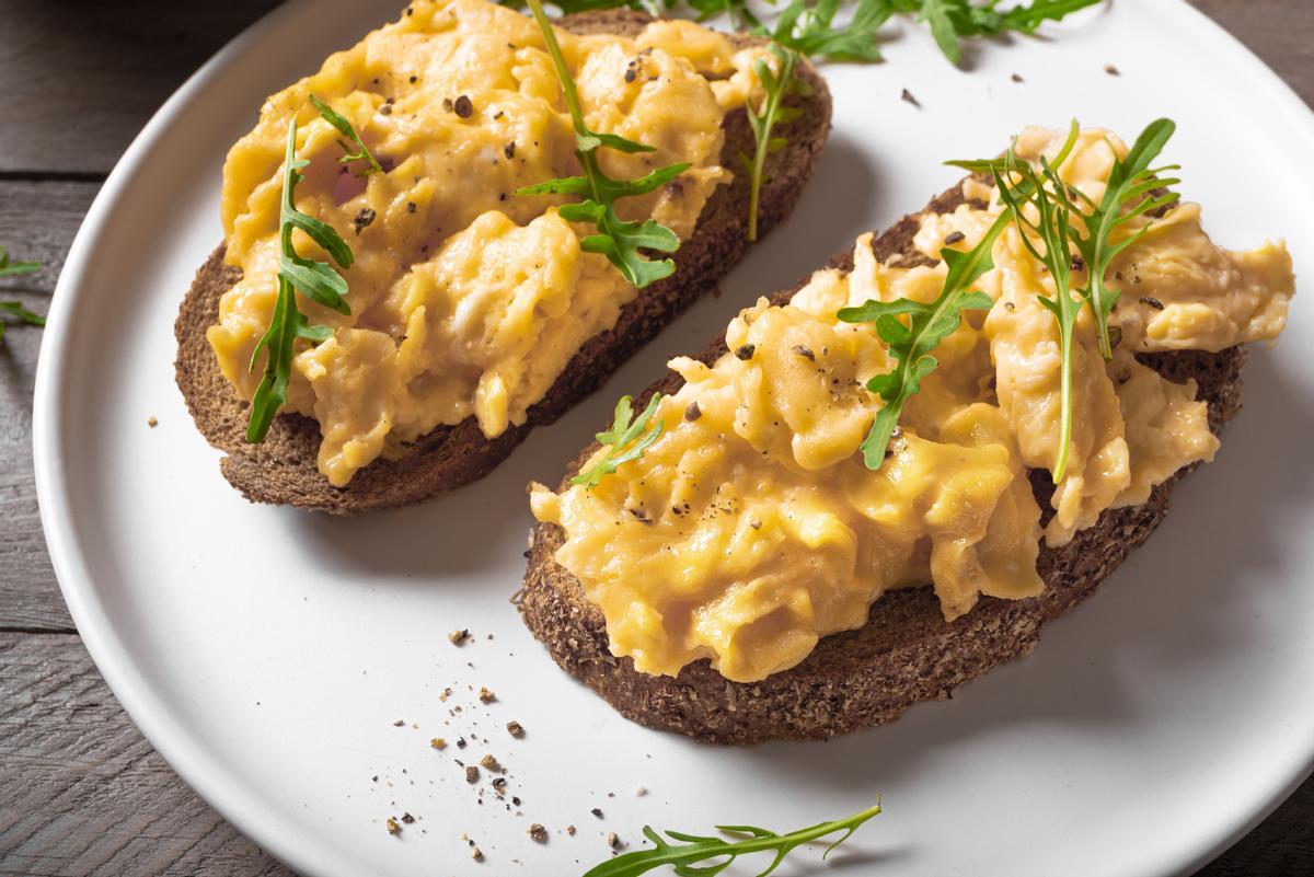 Oeufs au pain d'épeautre