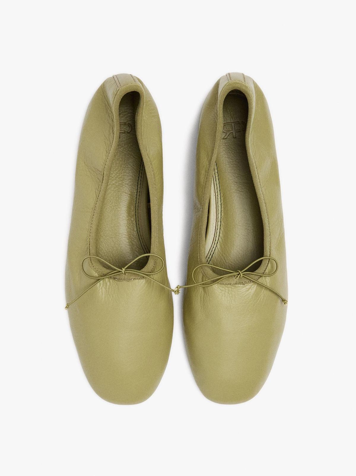 Ballerines en cuir