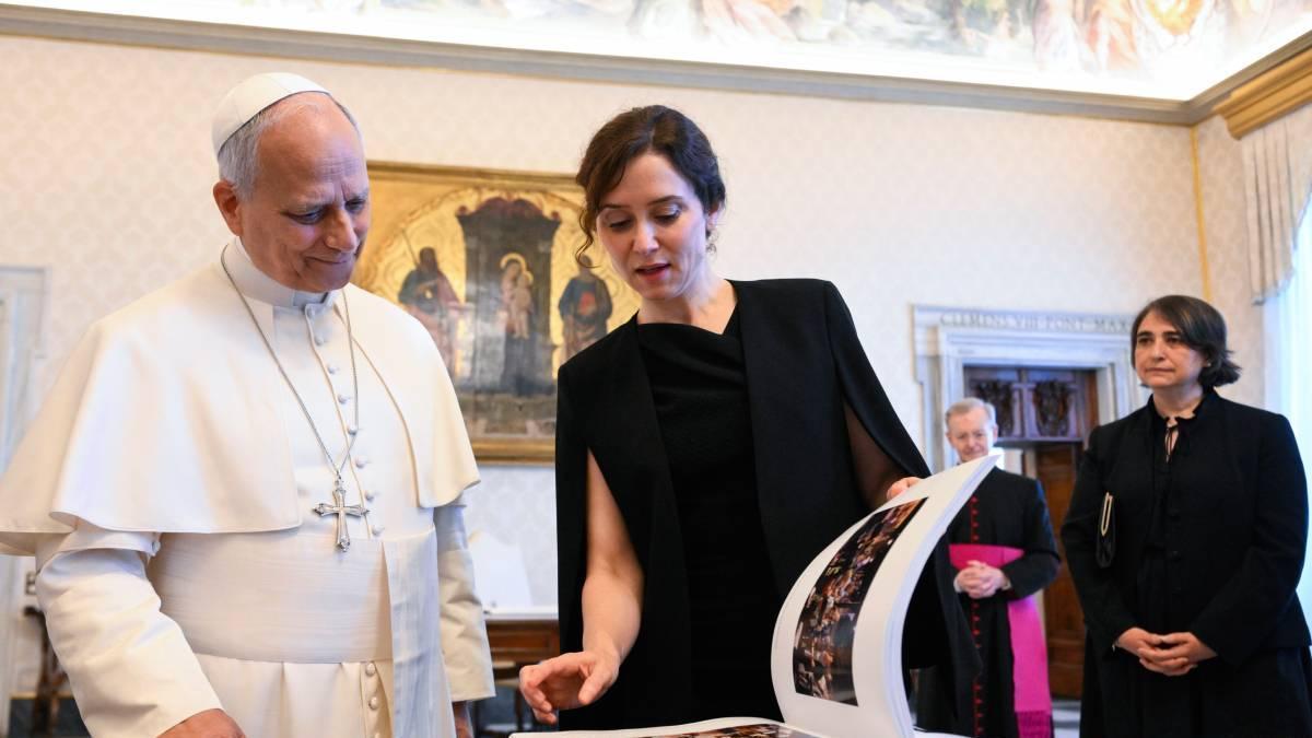 Le pape Léon XIV reçoit Isabel Díaz Ayuso avant sa visite en Espagne : c'était leur rencontre au Vatican