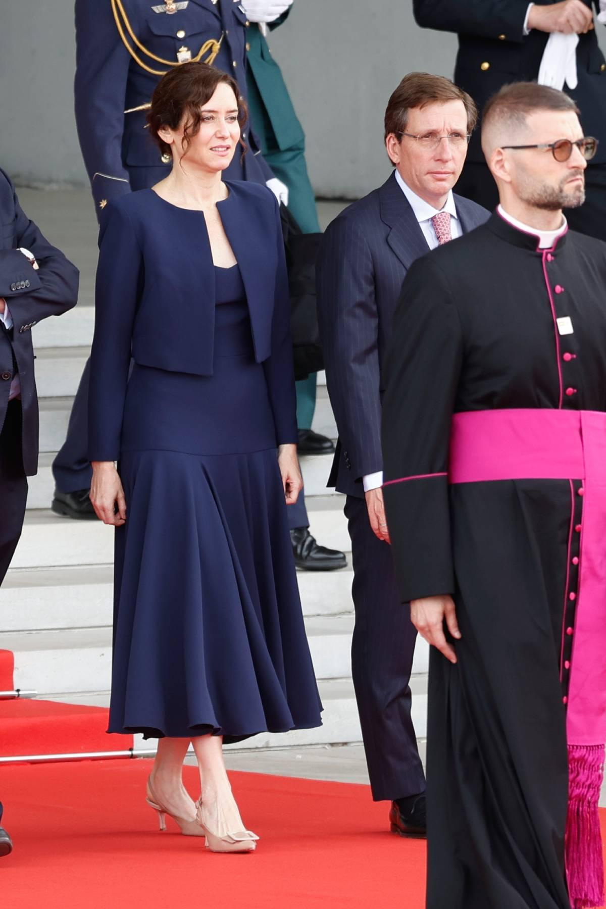 Le look d'Isabel Diaz Ayuso pour la cérémonie de réception du pape Léon XIV