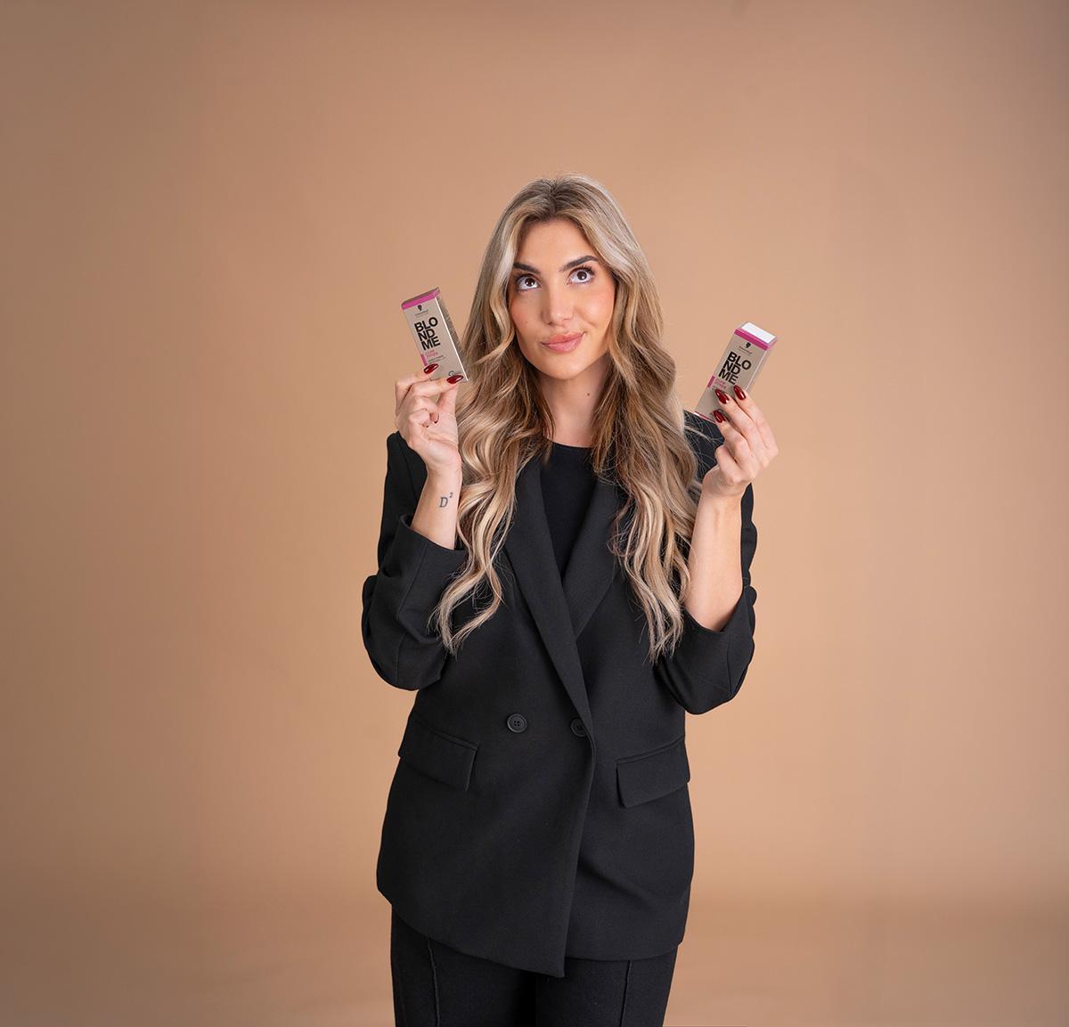Maria Roberts, coloriste experte et ambassadrice de la couleur pour Schwarzkopf Professional