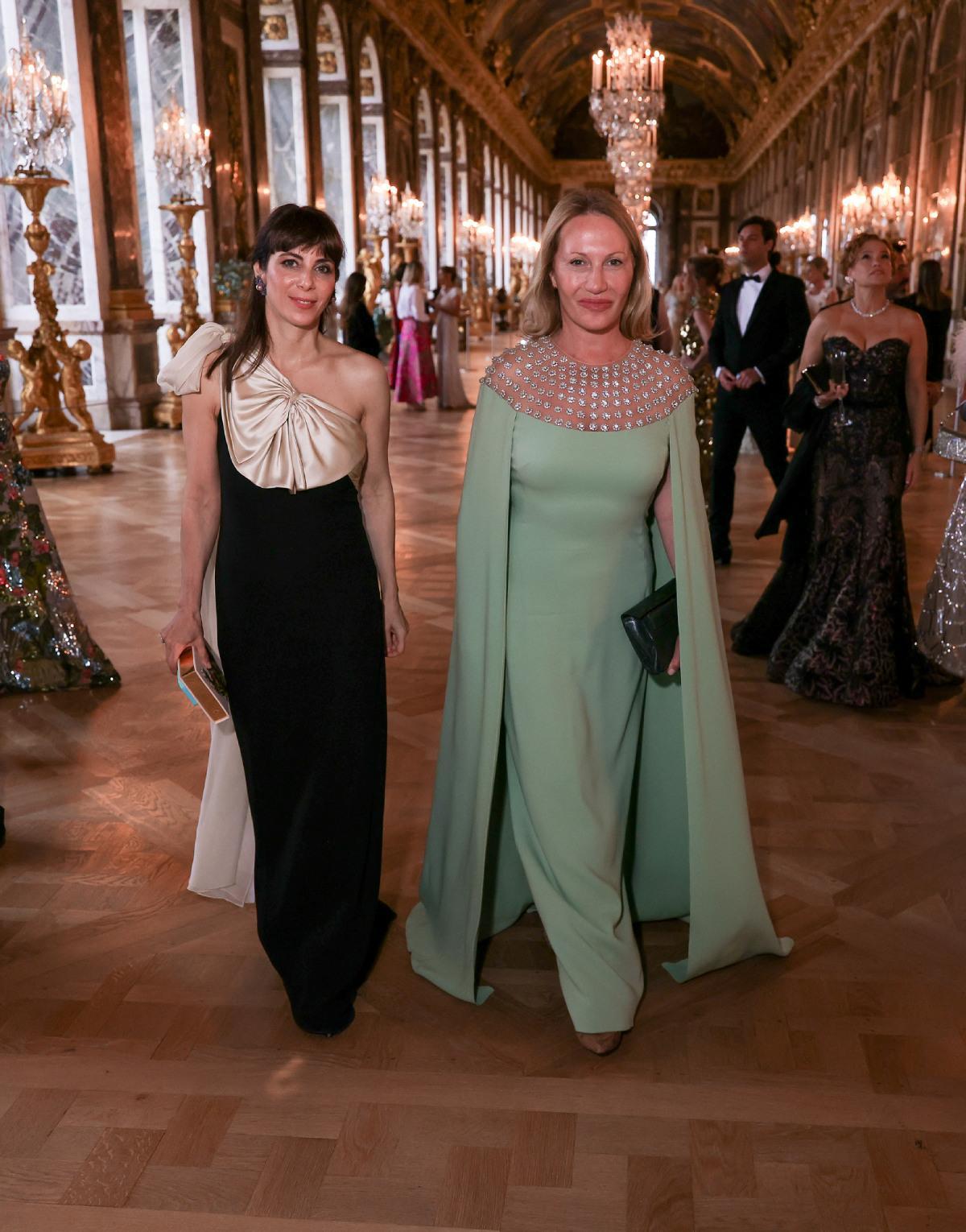 Diana Widmaier Picasso lors d'un gala de charité à Versailles.