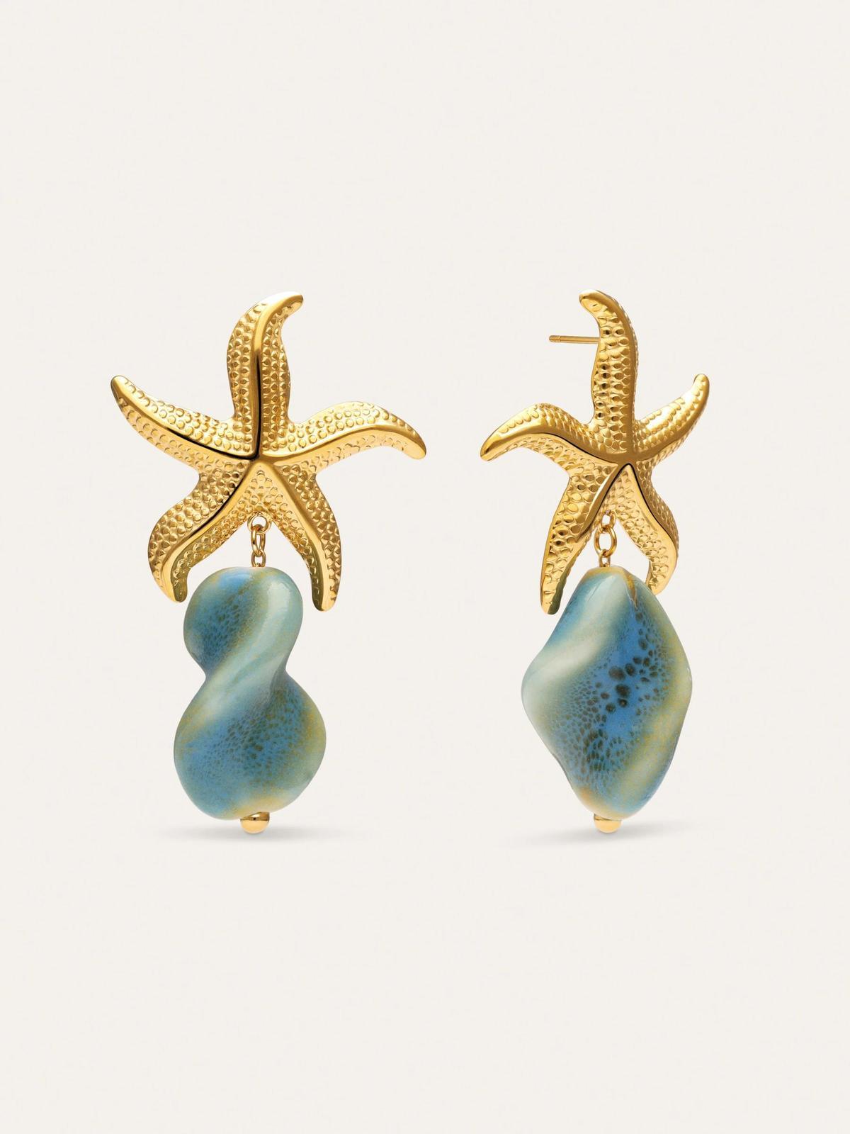 Boucles d'oreilles colorées