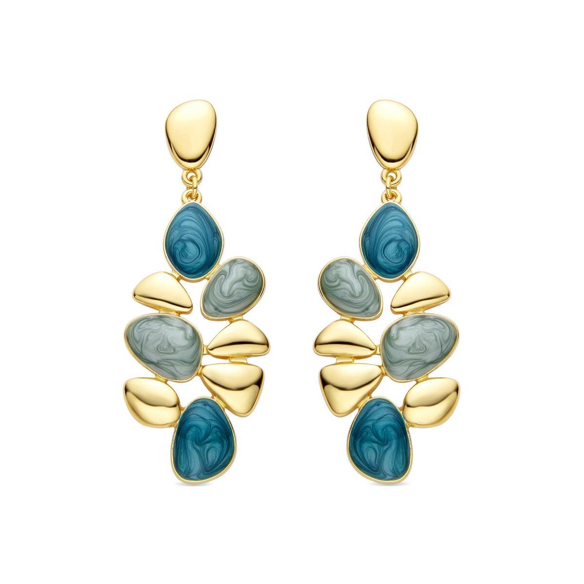 Boucles d'oreilles colorées