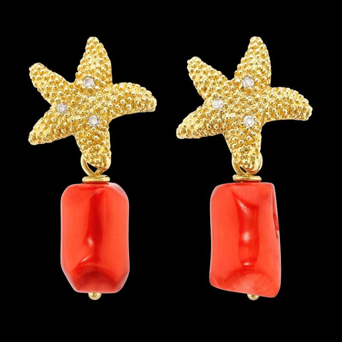 Boucles d'oreilles colorées