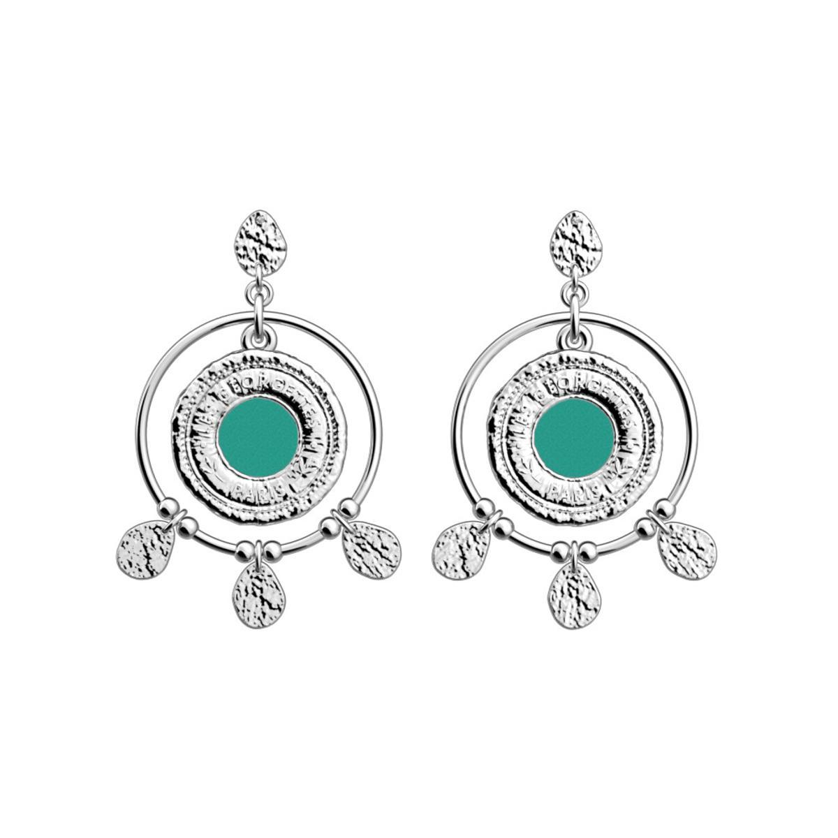 Boucles d'oreilles colorées