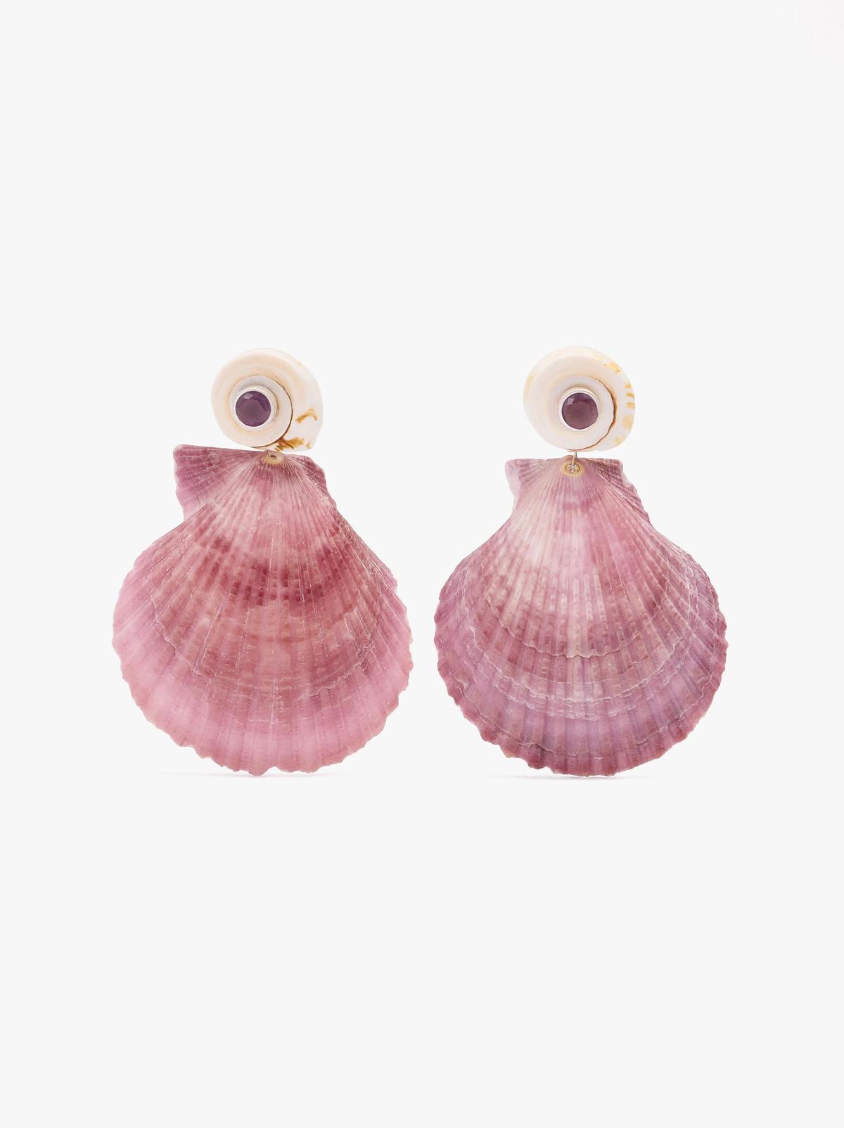 boucles d'oreilles de couleur