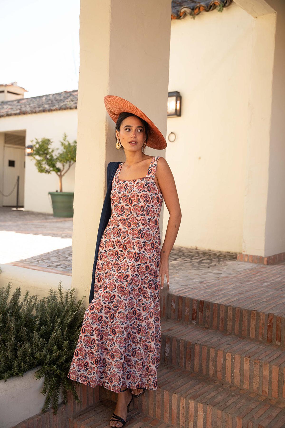 Robe à imprimé cachemire