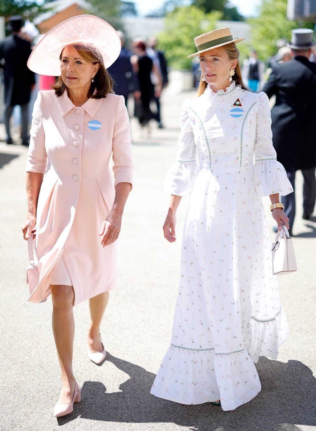 Carole Middleton et Alizée Thévenet à Ascot