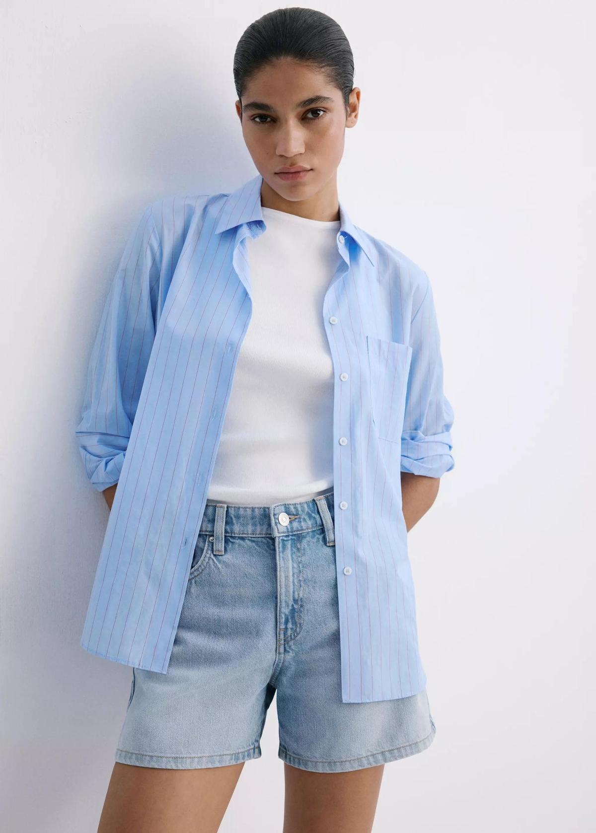 Jean court mangue