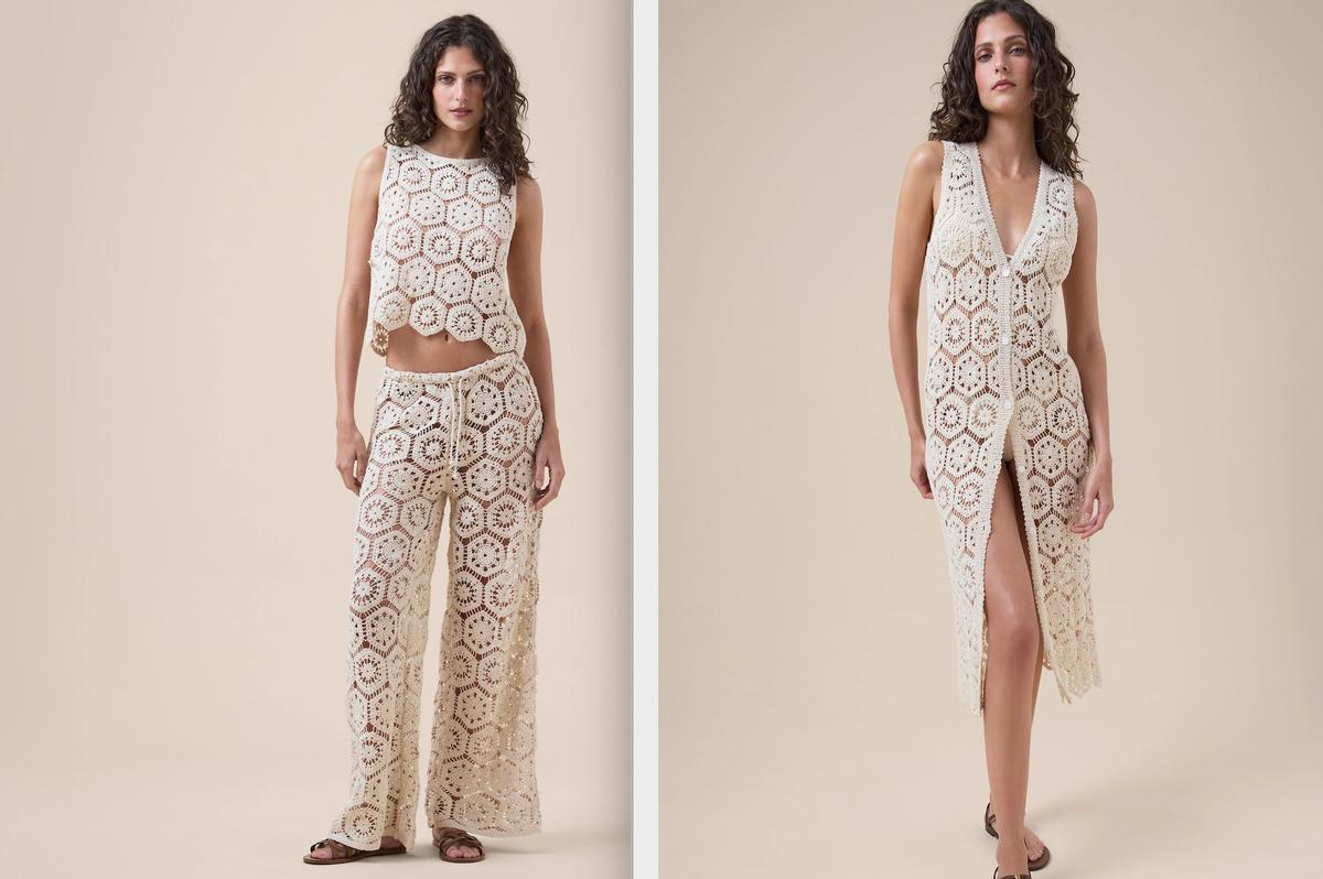 Ensemble de tricot au crochet