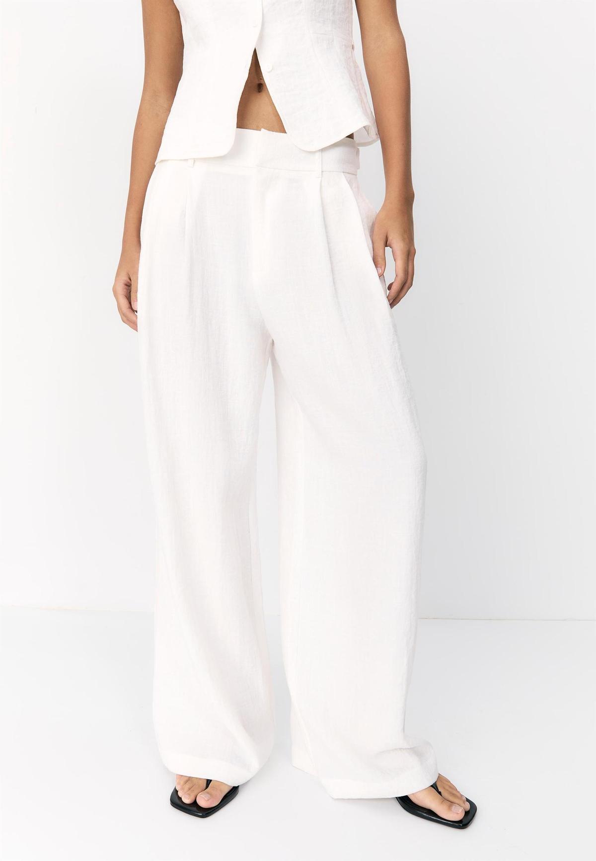 pantalon blanc