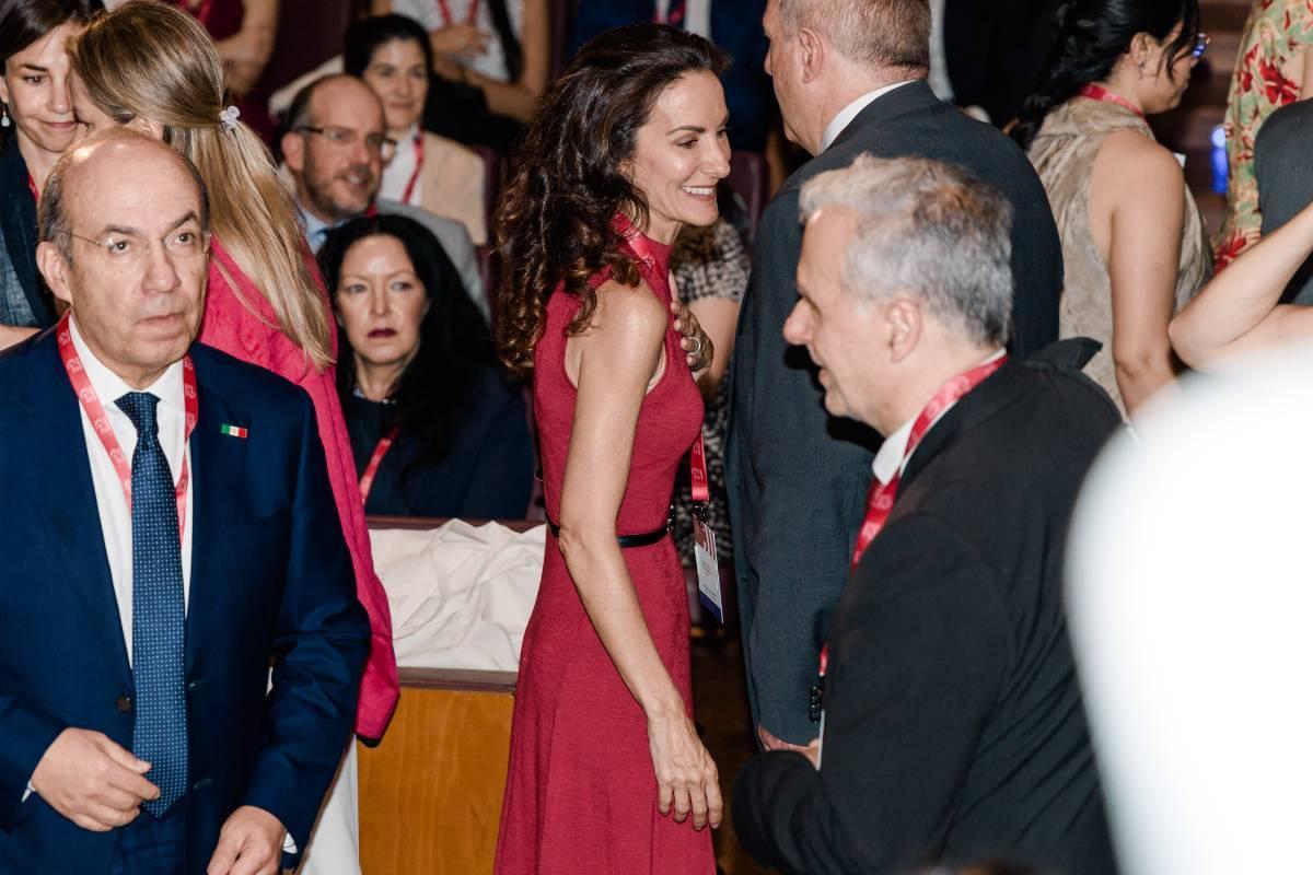 Le look de Telma Ortiz pour le « Dialogue politique annuel 2026 » du Club de Madrid