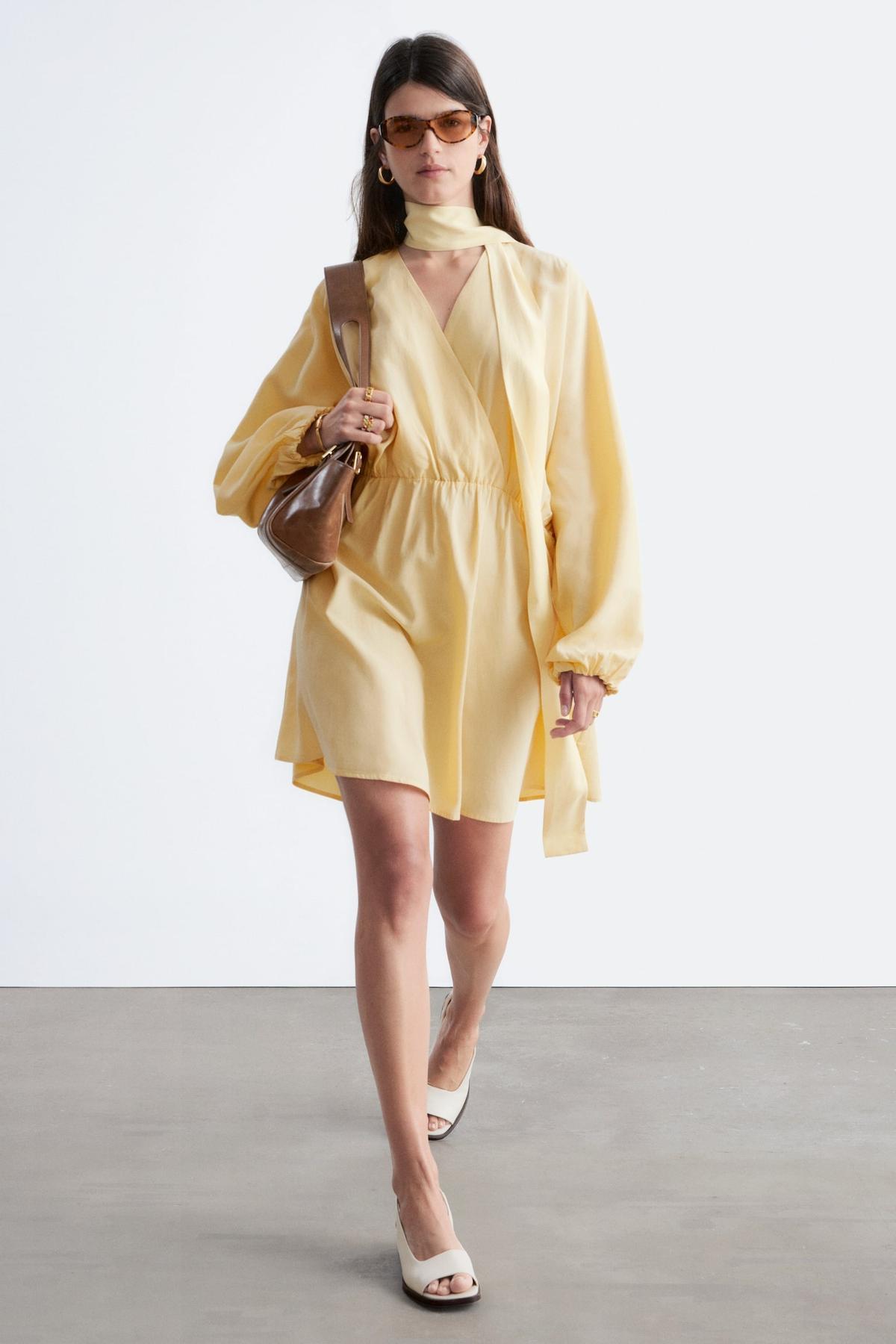 Robe jaune H&M