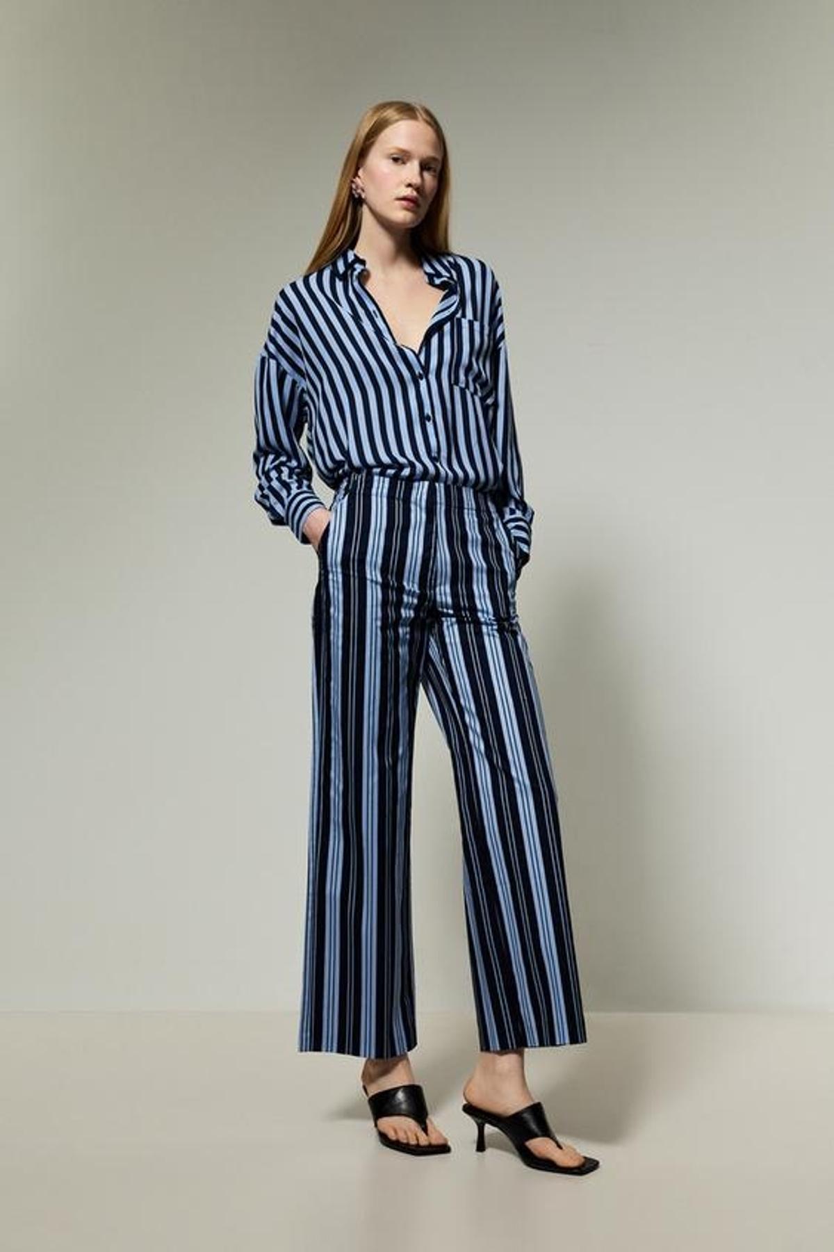 Pantalon rayé