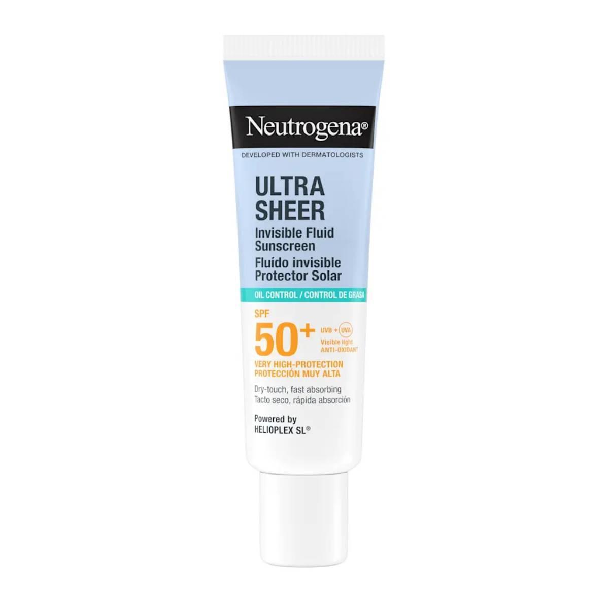 Crème solaire Neutrogena pour peaux grasses