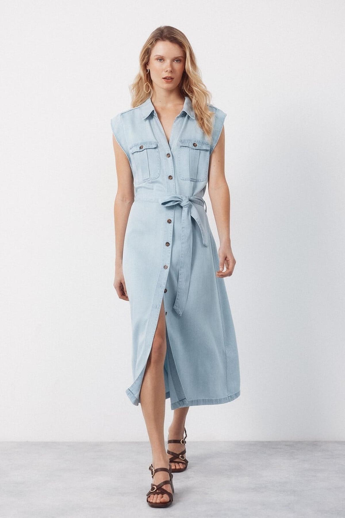 Robe en jean