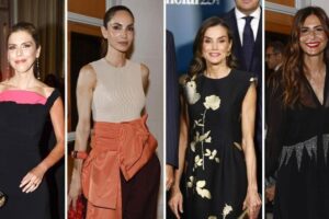 Certificat honorifique pour Manuela Villena et Eugenia Silva lors de leur rencontre avec la reine Letizia : deux looks opposés et la mode espagnole