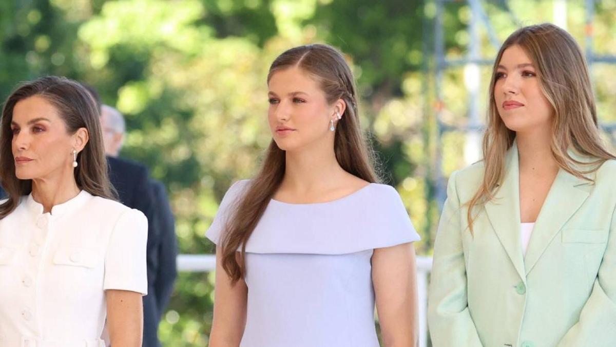 El peinado de la princesa Leonor en la misa del Papa León XIV, analizado por un estilista