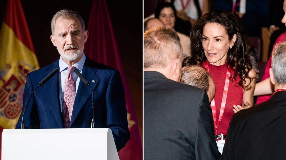 El rey Felipe VI y Telma Ortiz coinciden en el