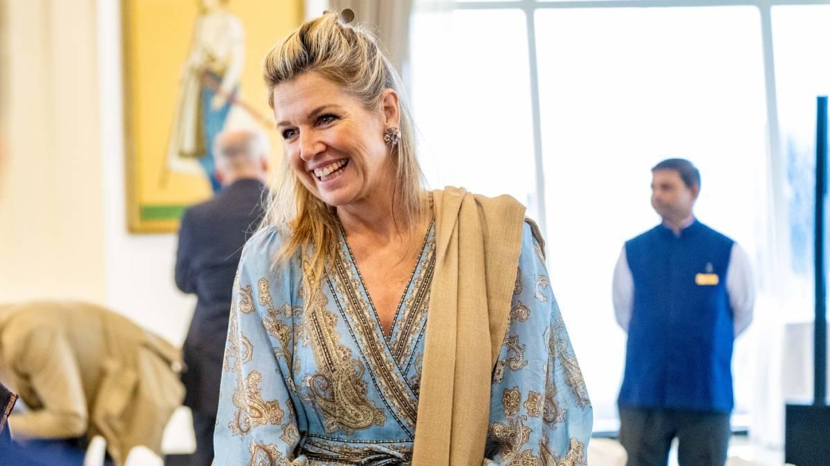 El truco capilar de Máxima de Holanda para dar volumen al pelo