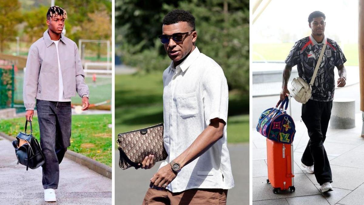 Nico Williams, Kylian Mbappé o Marcus Rashford lucen sus bolsos de lujo durante el Mundial 2026