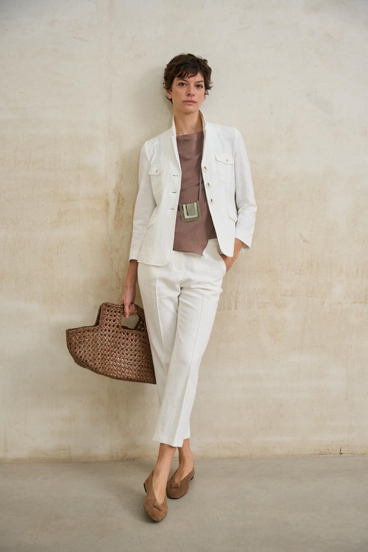 Look de la nouvelle collection printemps/été 2026 de Rivera