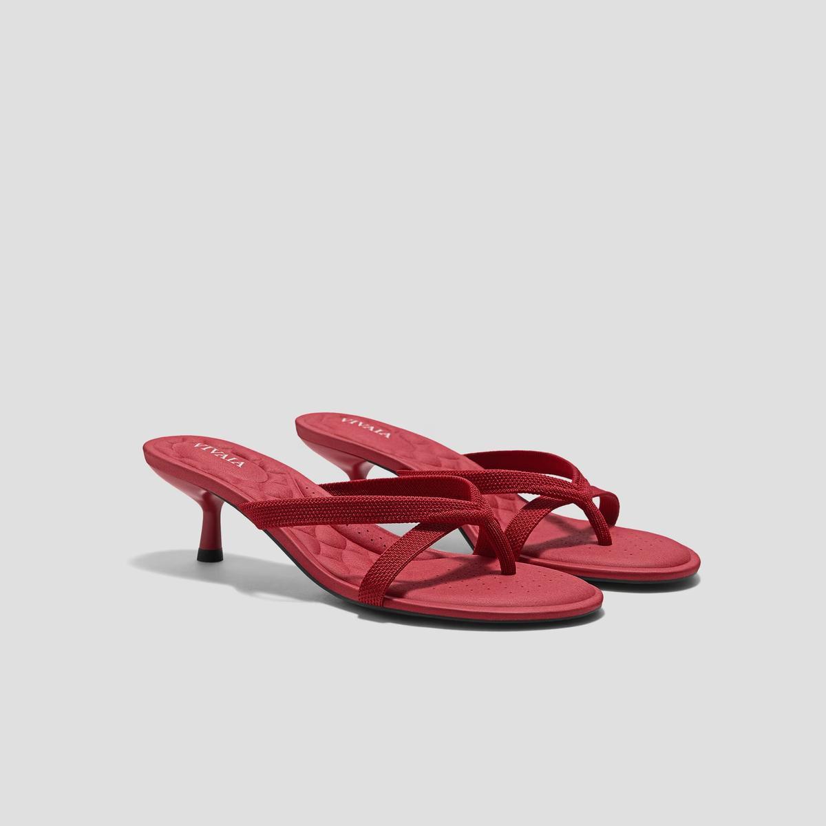 sandales rouges