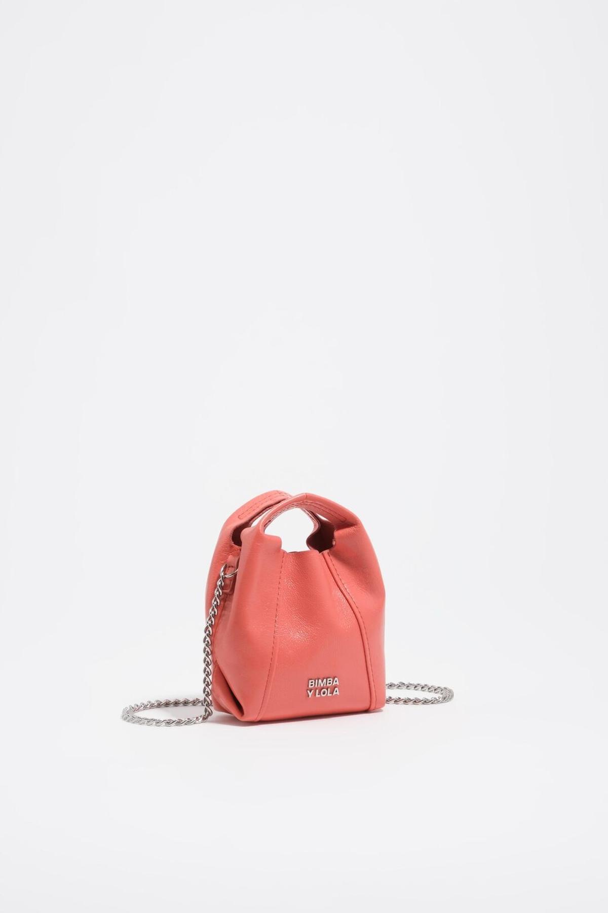Sac en cuir corail