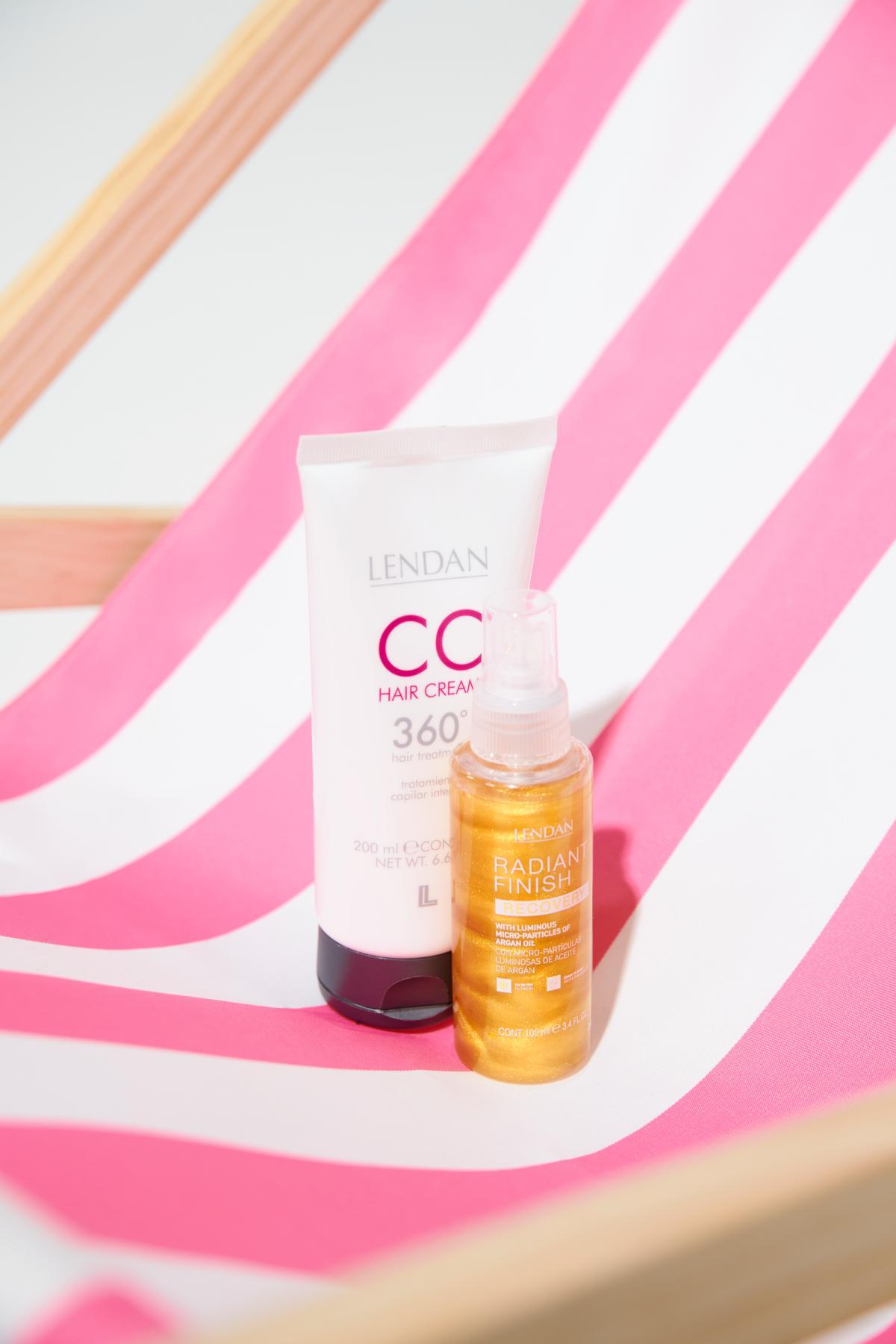 Lendan Cosmetics Laque pour cheveux Radiant Finish et crème capillaire CC