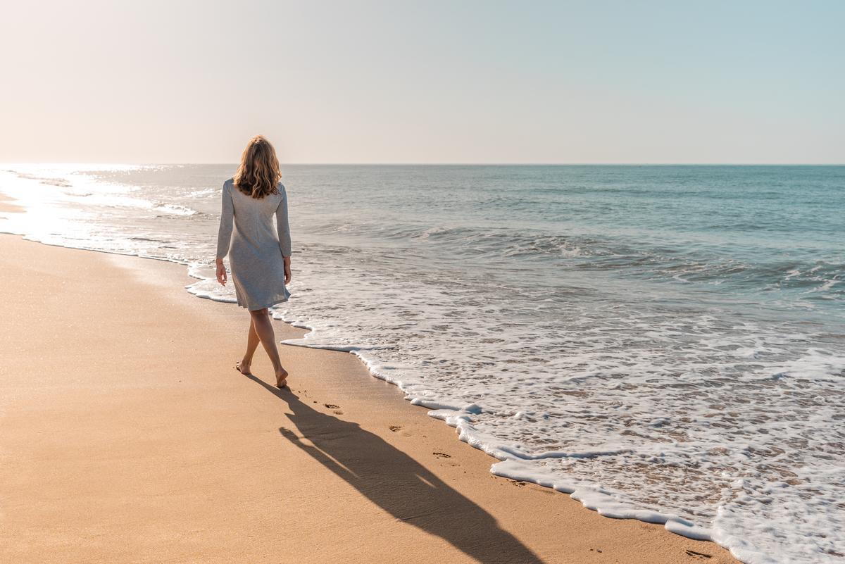 Marcher sur la plage