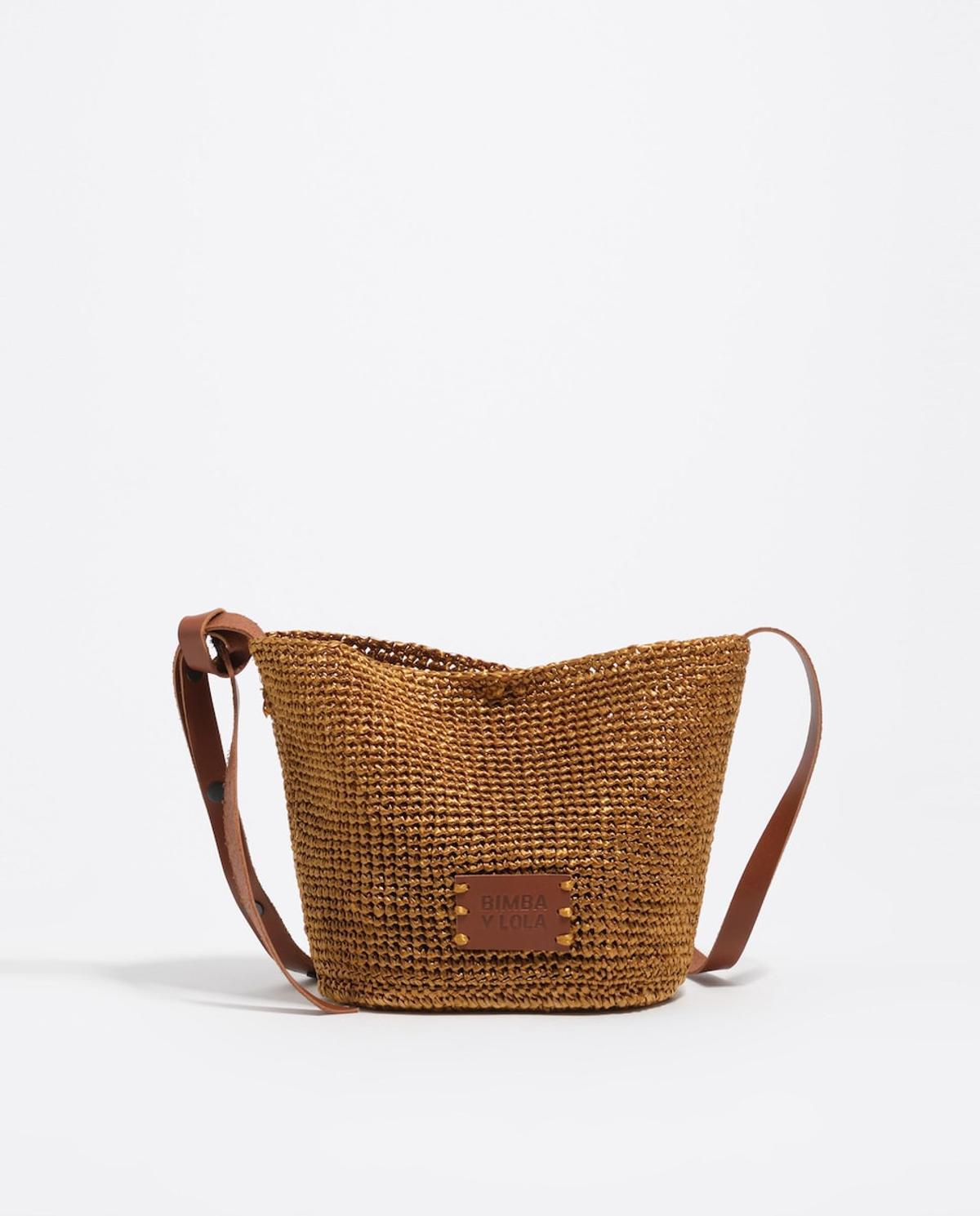 Petit sac en raphia pour nacelle