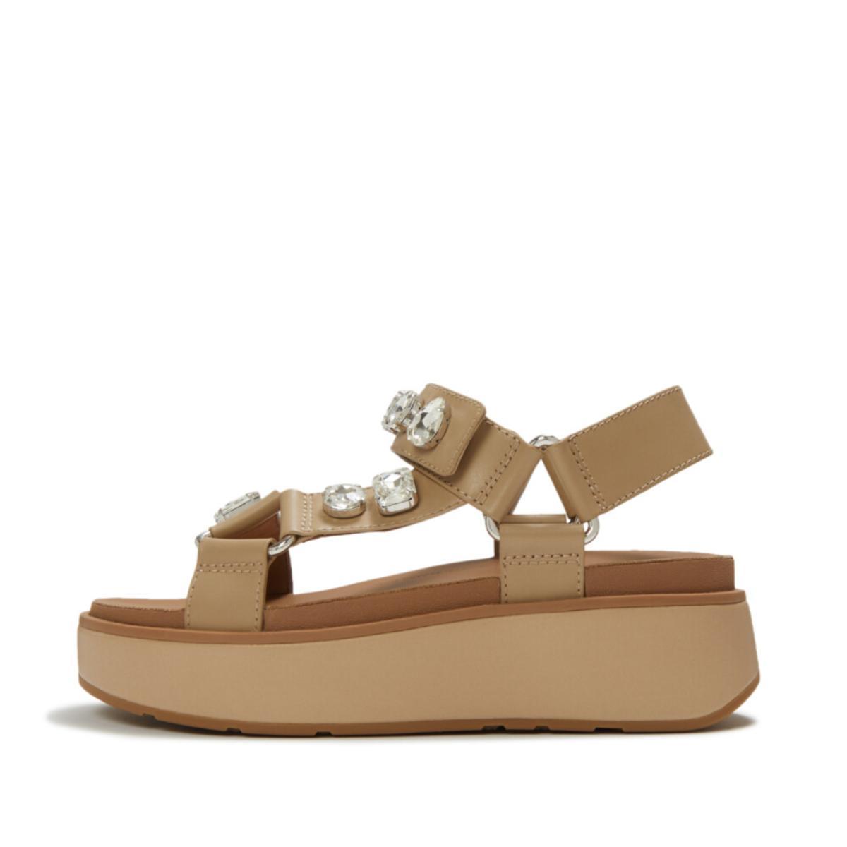 Sandales à bride arrière en cuir Gen-FF Max Ultra Jewel par Fitflop