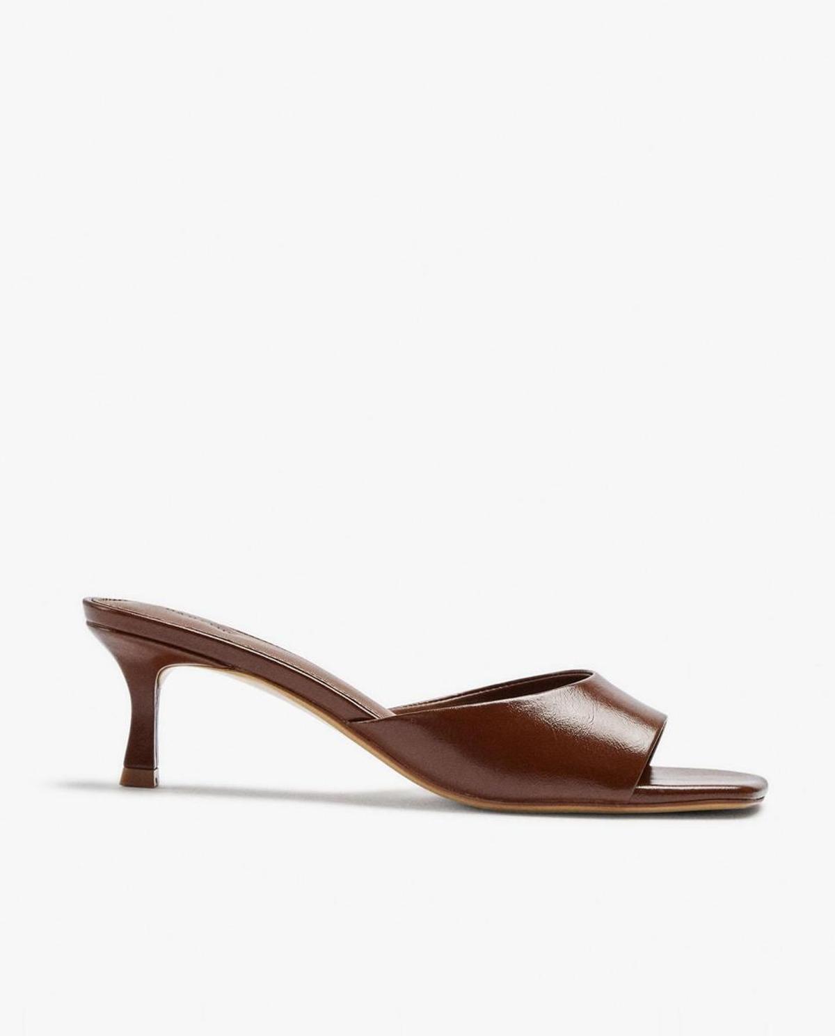 Sandales à talons type mule 'Kitten'
