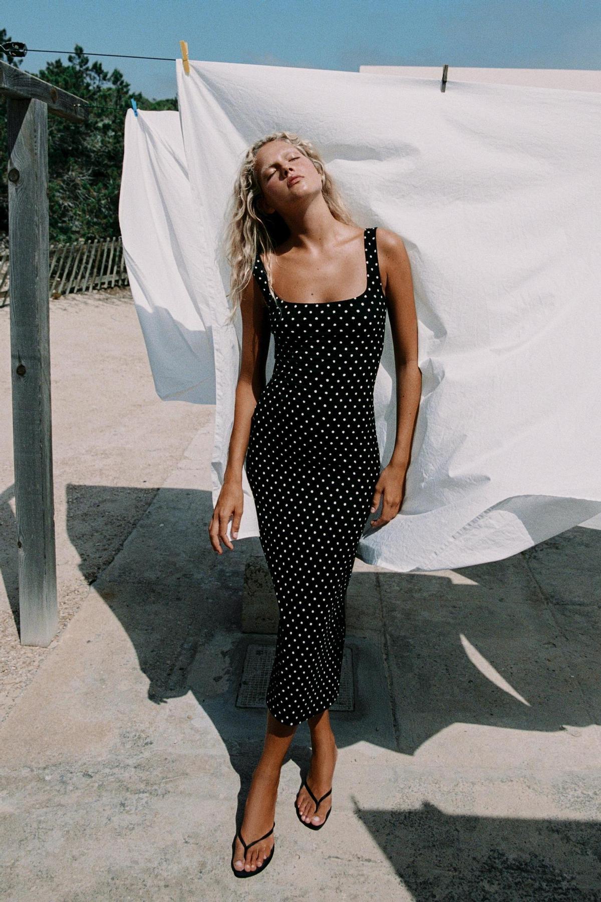 Robe à pois