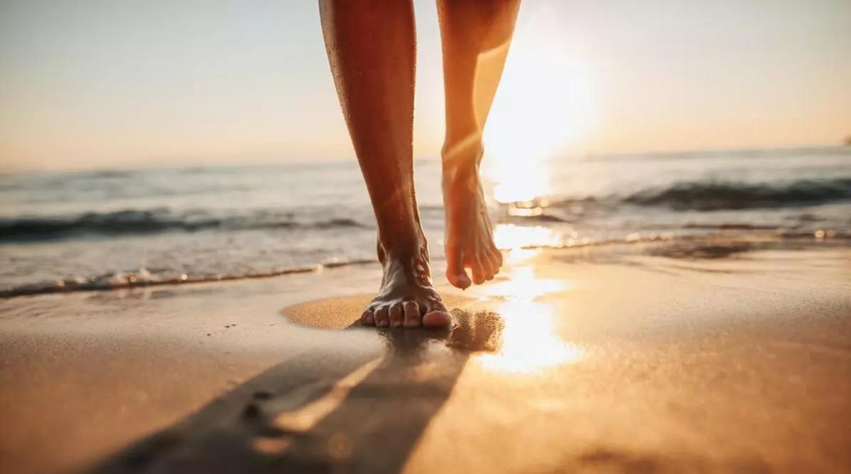 Marcher sur la plage