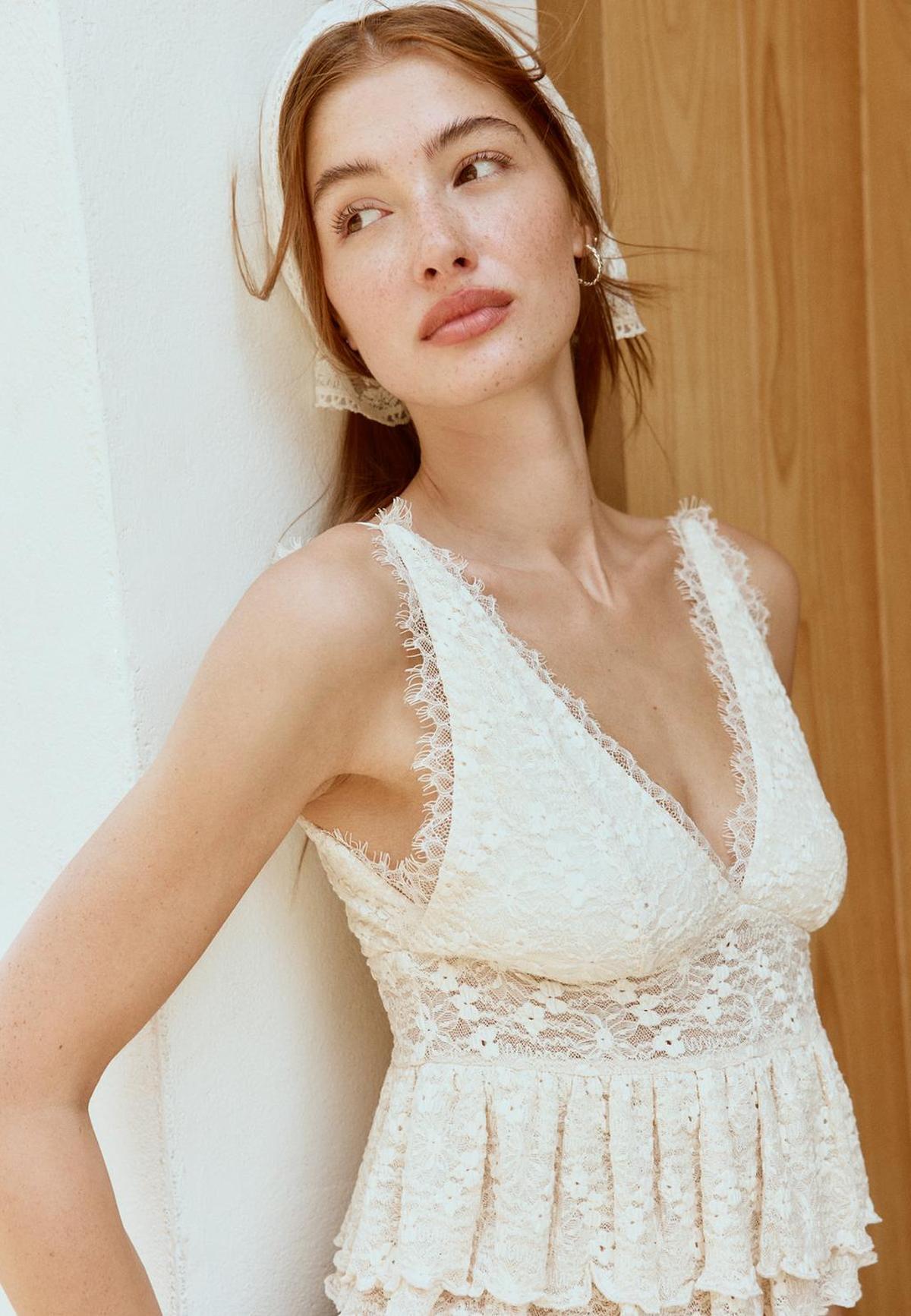 Débardeur en dentelle