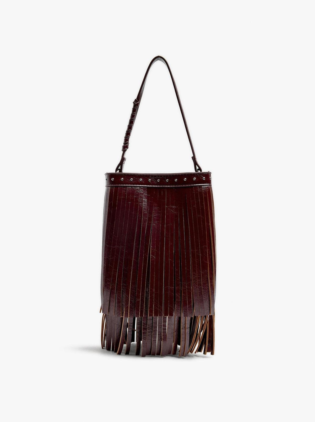 Sac seau à franges