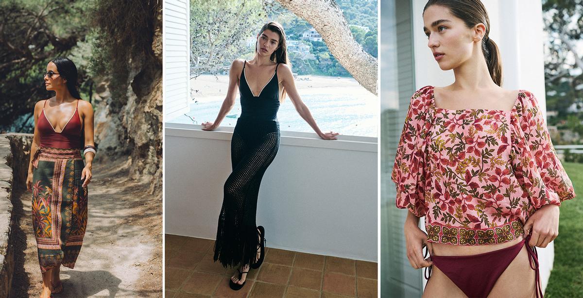 Les sarongs, le crochet et les accessoires rehaussent la mode des maillots de bain.
