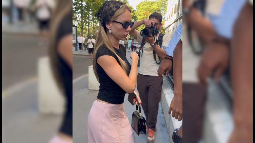 Ester Expósito et Kylian Mbappé, shopping