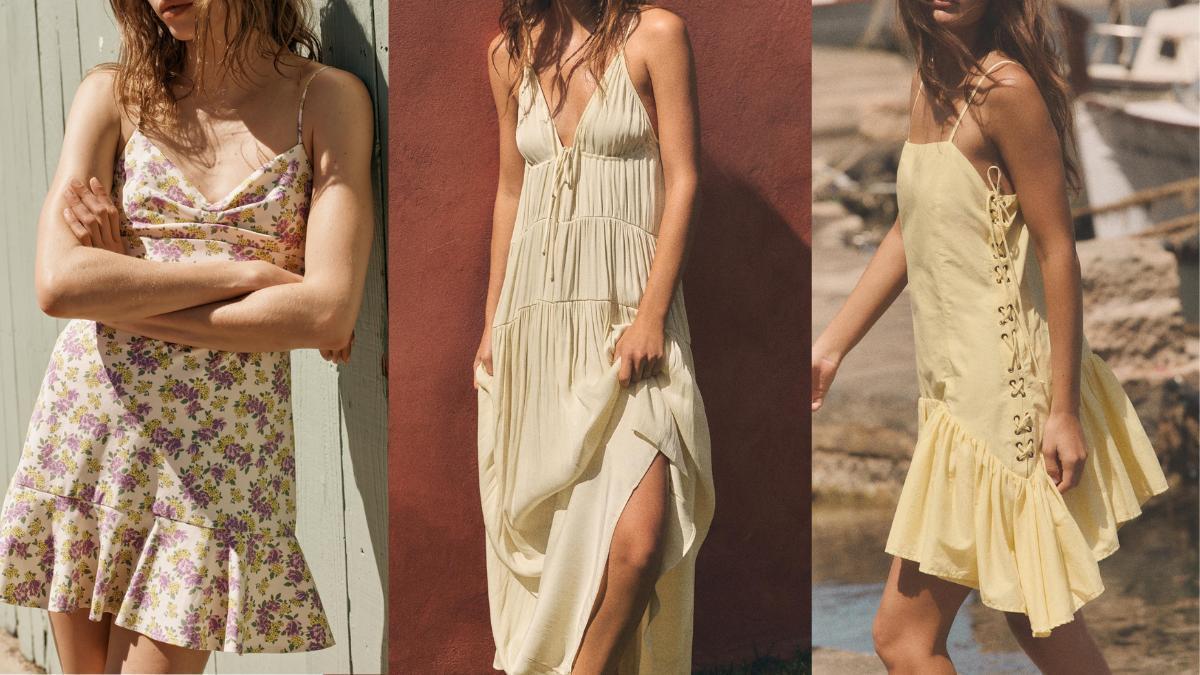 Desde 14 € en Zara: 10 vestidos de tirantes que te ayudarán a vestir elegante (y fresquita) en los días más calurosos del verano con un solo gesto