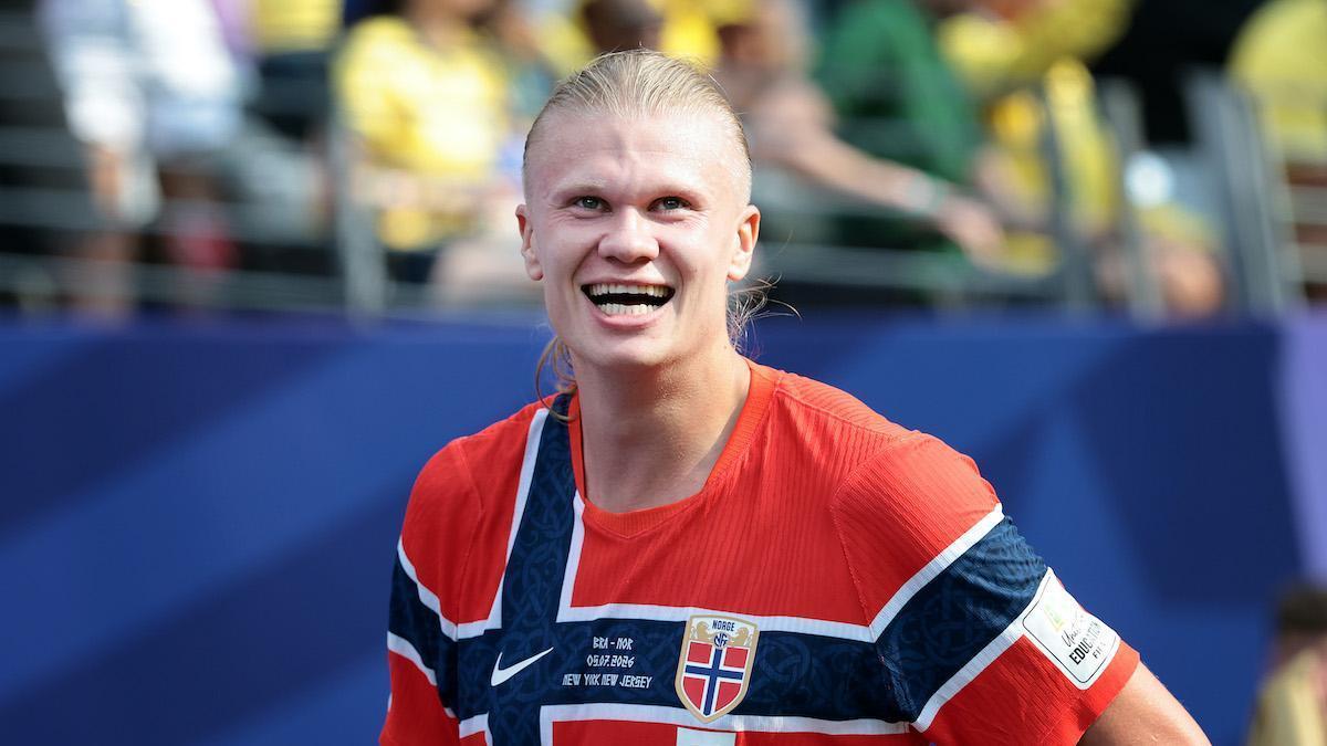 El delantero noruego Erling Haaland