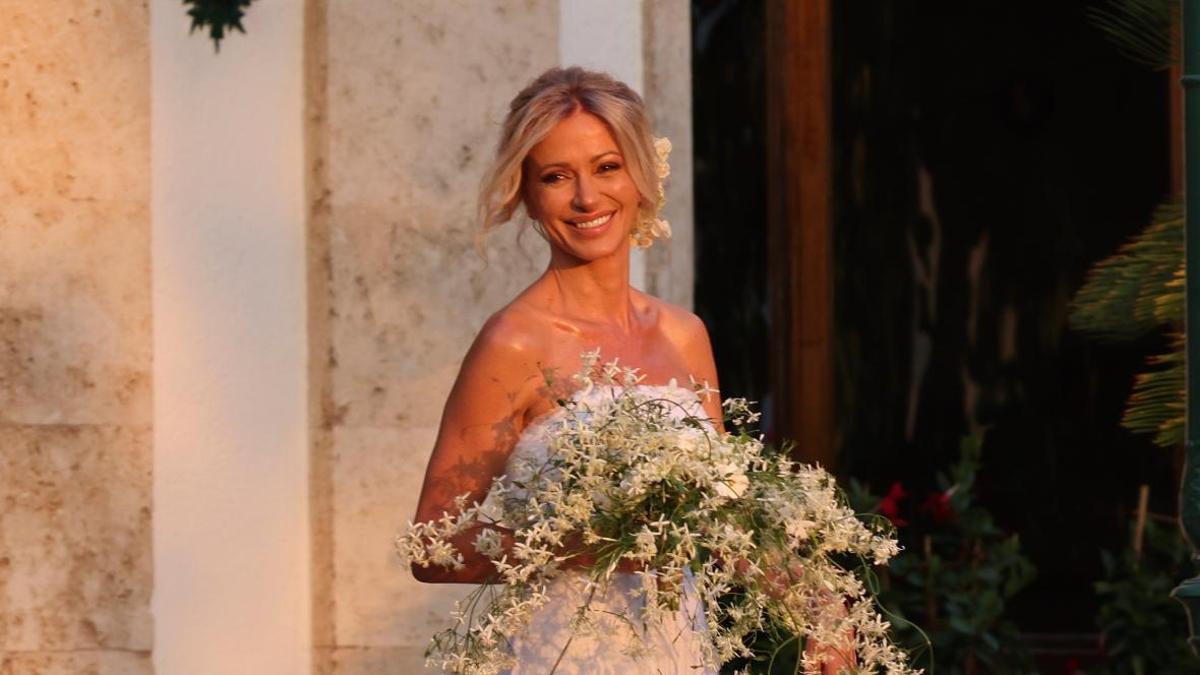 El precioso y romántico vestido de novia de Susanna Griso